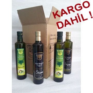 4 x 500 ml Bafa Sızma Zeytinyağı